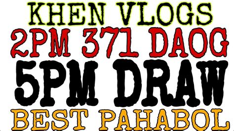 ON THE SPOT TA 2PM DRAW 868 BAWI 5PM DRAW .